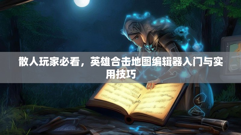 散人玩家必看,英雄合击地图编辑器入门与实用技巧 散人玩家必看,英雄合击地图编辑器入门与实用技巧