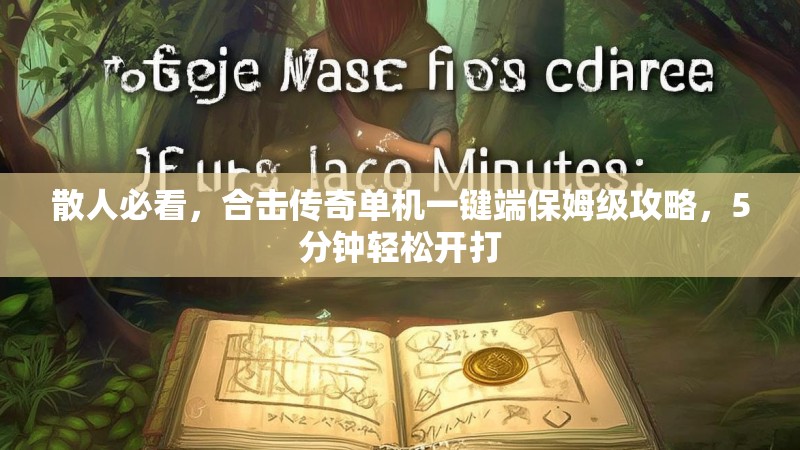 散人必看，合击传奇单机一键端保姆级攻略，5分钟轻松开打