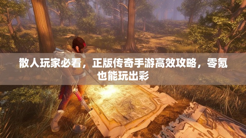散人玩家必看，正版传奇手游高效攻略，零氪也能玩出彩