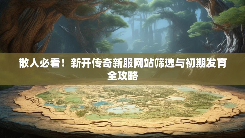 散人必看！新开传奇新服网站筛选与初期发育全攻略