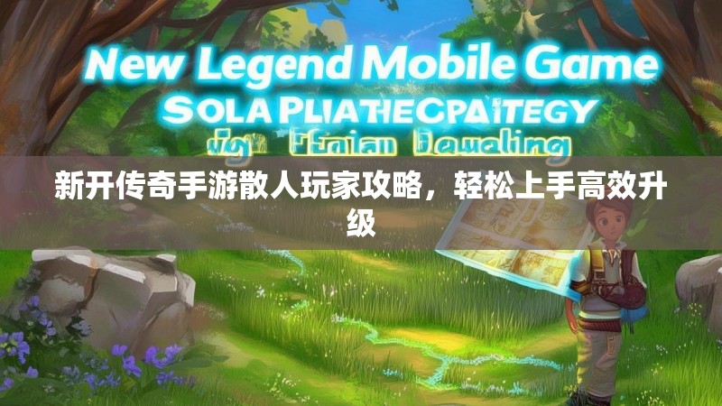 新开传奇手游散人玩家攻略，轻松上手高效升级