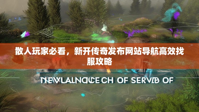 散人玩家必看，新开传奇发布网站导航高效找服攻略