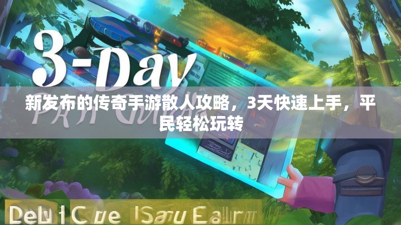 新发布的传奇手游散人攻略，3天快速上手，平民轻松玩转