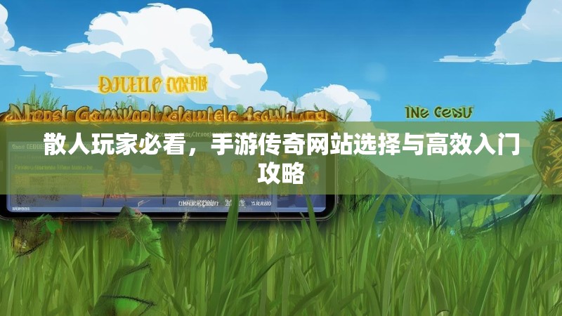 散人玩家必看，手游传奇网站选择与高效入门攻略