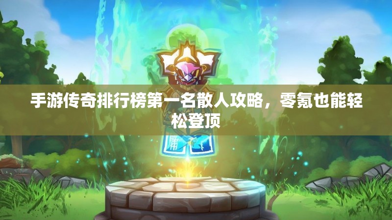 手游传奇排行榜第一名散人攻略，零氪也能轻松登顶