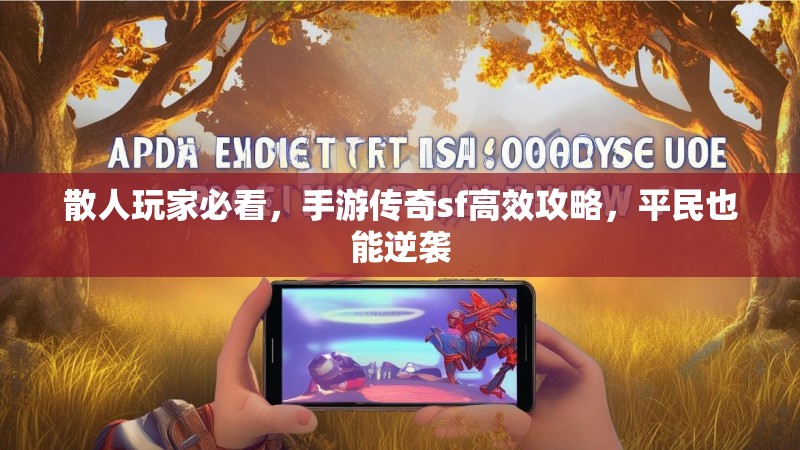散人玩家必看,手游传奇sf高效攻略,平民也能逆袭 散人玩家必看,手游传奇sf高效攻略,平民也能逆袭