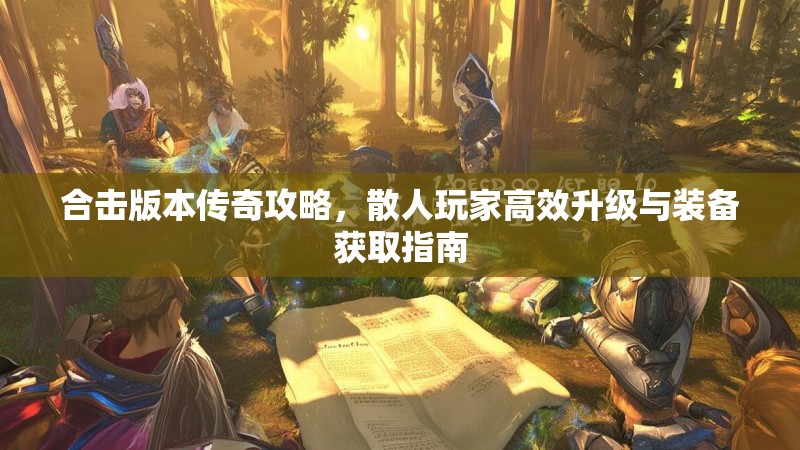 合击版本传奇攻略，散人玩家高效升级与装备获取指南