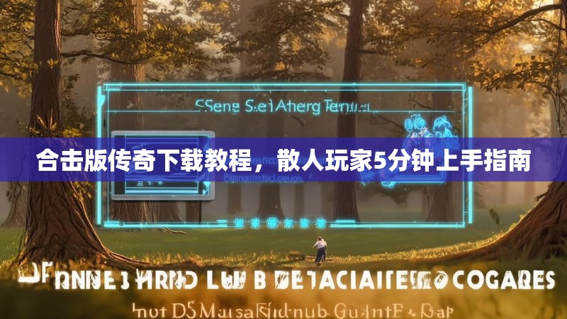 合击版传奇下载教程，散人玩家5分钟上手指南