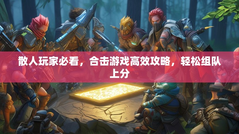 散人玩家必看，合击游戏高效攻略，轻松组队上分