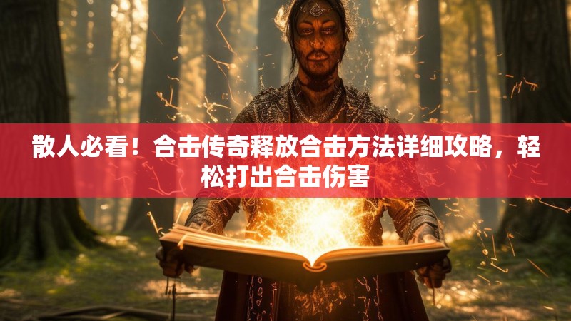 散人必看！合击传奇释放合击方法详细攻略，轻松打出合击伤害