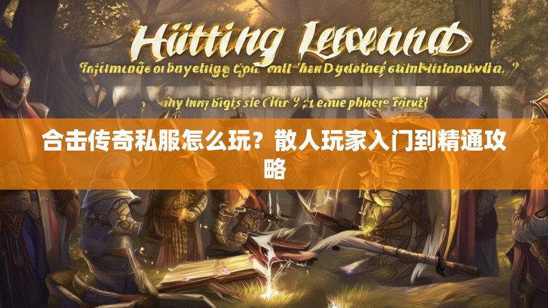 合击传奇私服怎么玩？散人玩家入门到精通攻略
