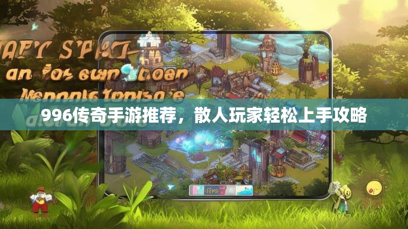 996传奇手游推荐，散人玩家轻松上手攻略
