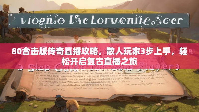 80合击版传奇直播攻略,散人玩家3步上手,轻松开启复古直播之旅 80合击版传奇直播攻略,散人玩家3步上手,轻松开启复古直播之旅